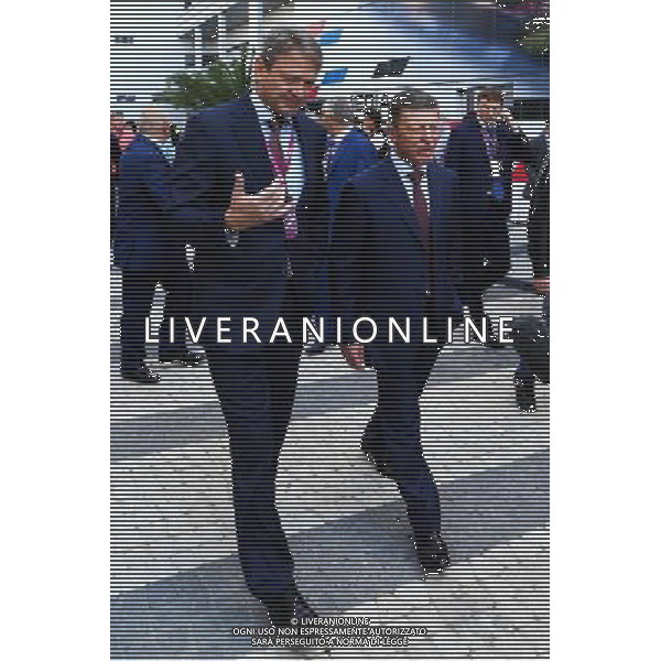 Dmitry Kozak (RUS) Russian Deputy Prime Minister (Right). 10.10.2014. Formula 1 World Championship, Rd 16, Russian Grand Prix, Sochi Autodrom, Sochi, Russia, Practice Day. AG ALDO LIVERANI SAS ONLY ITALY