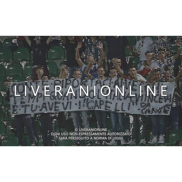 Qualificazioni ai Campionati Europei di Calcio UEFA Francia 2016 Gruppo H Palermo - 10.10.2014 Italia-Azerbaijan Nella Foto:striscione tifosi /Ph.Vitez-Ag. Aldo Liverani