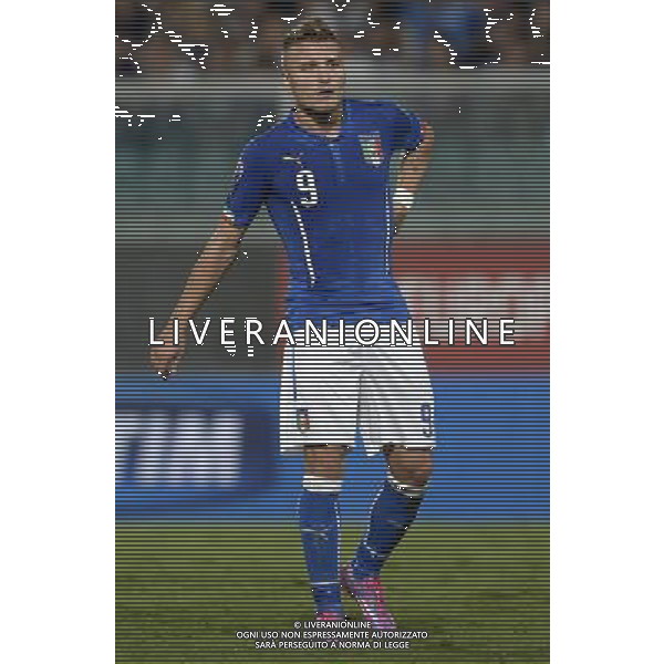 Qualificazioni ai Campionati Europei di Calcio UEFA Francia 2016 Gruppo H Palermo - 10.10.2014 Italia-Azerbaijan Nella Foto:immobile ciro /Ph.Vitez-Ag. Aldo Liverani