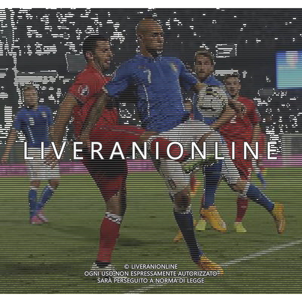 Qualificazioni ai Campionati Europei di Calcio UEFA Francia 2016 Gruppo H Palermo - 10.10.2014 Italia-Azerbaijan Nella Foto:zaza simone /Ph.Vitez-Ag. Aldo Liverani