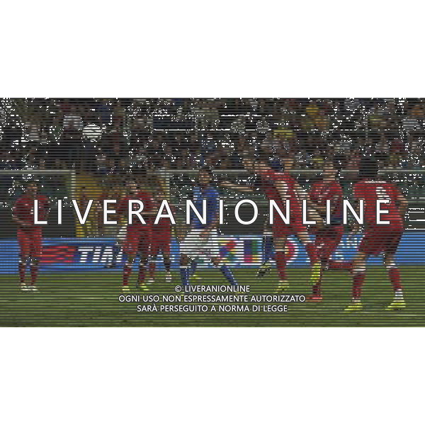 Qualificazioni ai Campionati Europei di Calcio UEFA Francia 2016 Gruppo H Palermo - 10.10.2014 Italia-Azerbaijan Nella Foto: giorgio chiellini secondo gol /Ph.Vitez-Ag. Aldo Liverani