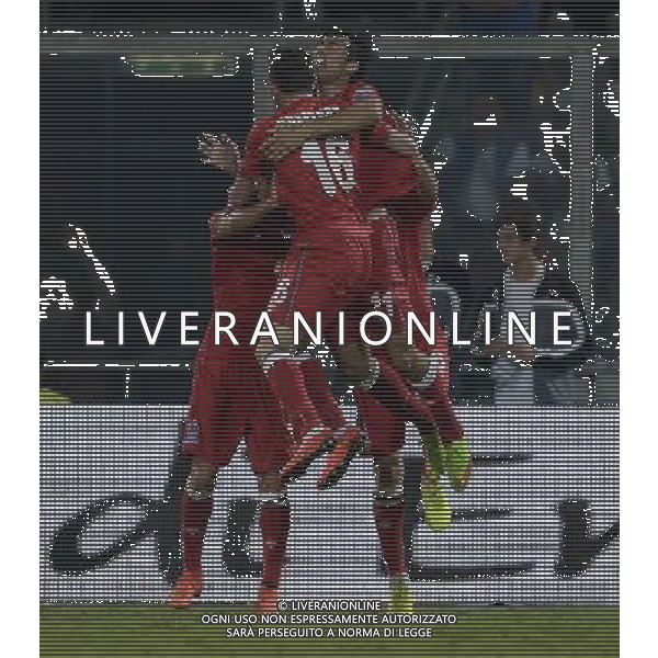 Qualificazioni ai Campionati Europei di Calcio UEFA Francia 2016 Gruppo H Palermo - 10.10.2014 Italia-Azerbaijan Nella Foto:aliyev esultanza dopo il gol /Ph.Vitez-Ag. Aldo Liverani