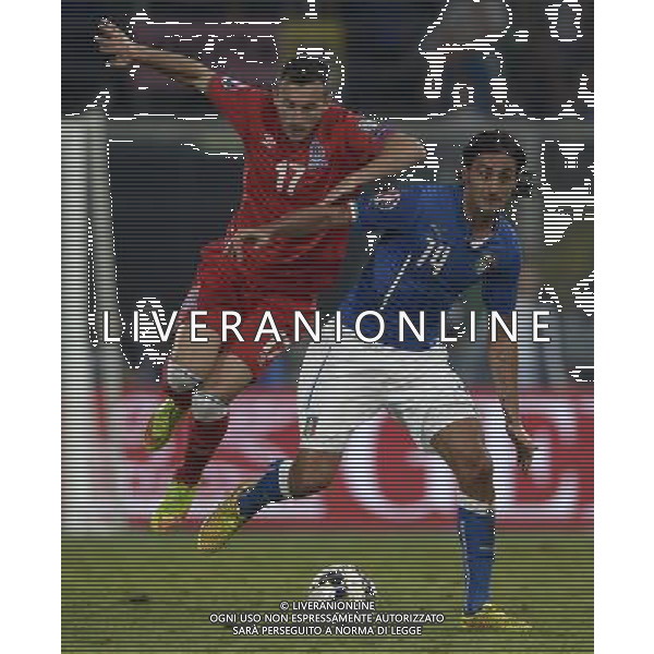Qualificazioni ai Campionati Europei di Calcio UEFA Francia 2016 Gruppo H Palermo - 10.10.2014 Italia-Azerbaijan Nella Foto:aquilani alberto /Ph.Vitez-Ag. Aldo Liverani