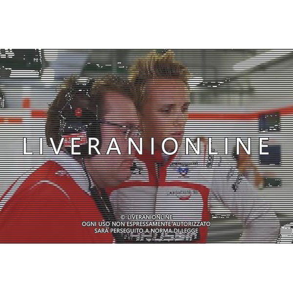 Max Chilton (GBR) Marussia F1 Team with Dave Greenwood (GBR) Marussia F1 Team Race Engineer. 11.10.2014. Formula 1 World Championship, Rd 16, Russian Grand Prix, Sochi Autodrom, Sochi, Russia, Qualifying Day. - www.xpbimages.com, EMail: requests@xpbimages.com - copy of publication required for printed pictures. Every used picture is fee-liable. © Copyright: Batchelor / XPB Images /AGENZIA ALDO LIVERANI SAS - ITALY ONLY - EDITORIAL USE ONLY - Gp F1 Sochi Russia prove ufficiali