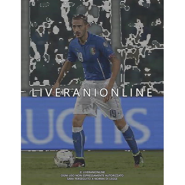 Qualificazioni ai Campionati Europei di Calcio UEFA Francia 2016 Gruppo H Palermo - 10.10.2014 Italia-Azerbaijan Nella Foto:Bonucci Leonardo /Ph.Vitez-Ag. Aldo Liverani