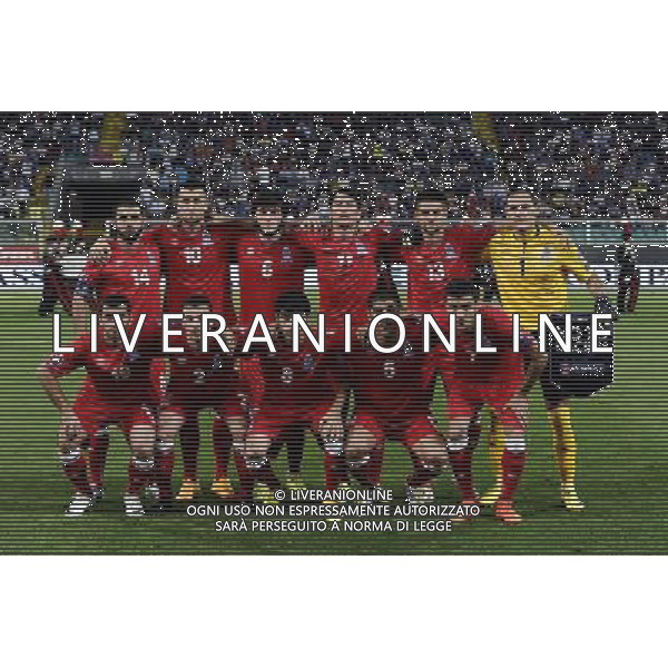 Qualificazioni ai Campionati Europei di Calcio UEFA Francia 2016 Gruppo H Palermo - 10.10.2014 Italia-Azerbaijan Nella Foto:Azerbaijan Squadra Formazione /Ph.Vitez-Ag. Aldo Liverani