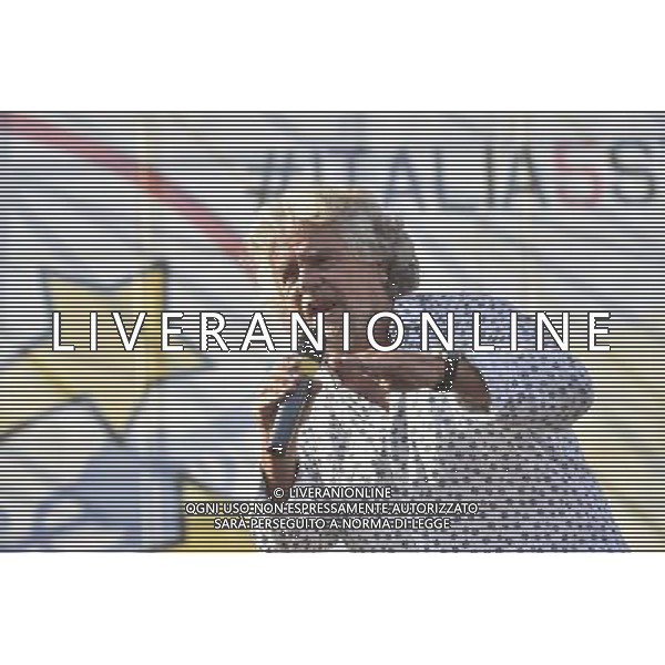 Manifestazione del Movimento 5 Stelle al Circo Massimo a Roma 12 ottobre 2014 nella foto Beppe Grillo ©Corradetti/AGENZIA ALDO LIVERANI SAS