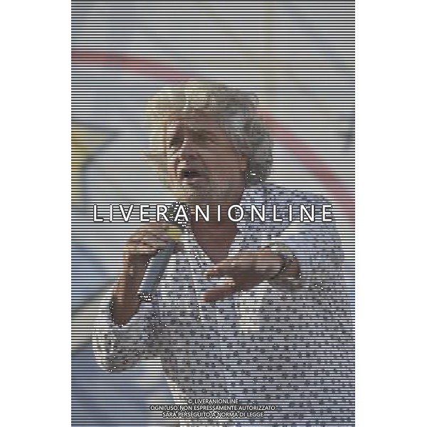 Manifestazione del Movimento 5 Stelle al Circo Massimo a Roma 12 ottobre 2014 nella foto Beppe Grillo ©Corradetti/AGENZIA ALDO LIVERANI SAS