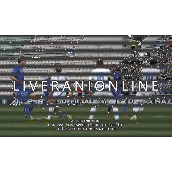 Qualificazioni ai Campionati Europei Under 21 Play-Off Ritorno Reggio Emilia - 14.10.2014 Italia-Slovacchia Nella Foto:bernardeschi gol /Ph.Vitez-Ag. Aldo Liverani