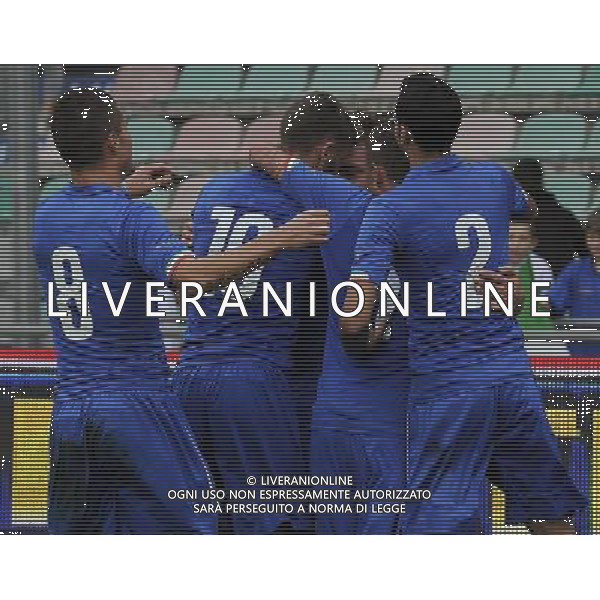 Qualificazioni ai Campionati Europei Under 21 Play-Off Ritorno Reggio Emilia - 14.10.2014 Italia-Slovacchia Nella Foto:belotti esulta /Ph.Vitez-Ag. Aldo Liverani