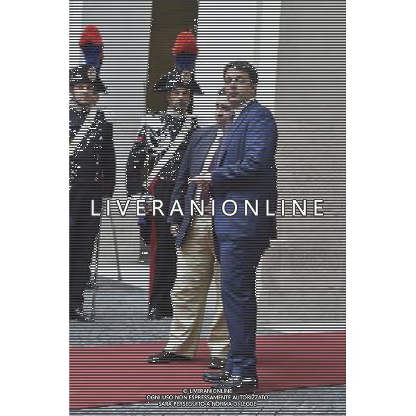Il premier cinese Li Keqianq per la prima volta in Italia incontra Matteo Renzi a Palazzo Chigi Roma 14 ottobre 2014 ©corradetti/Agenzia Aldo Liverani sas
