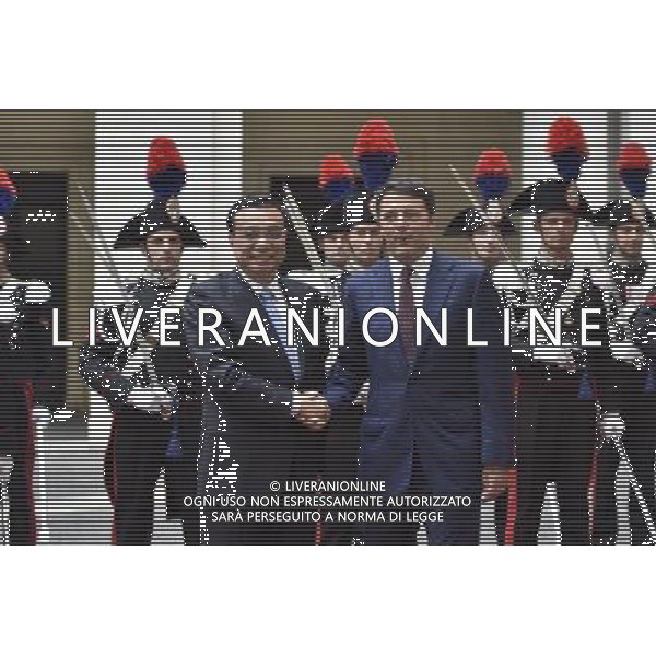 Il premier cinese Li Keqianq per la prima volta in Italia incontra Matteo Renzi a Palazzo Chigi Roma 14 ottobre 2014 ©corradetti/Agenzia Aldo Liverani sas