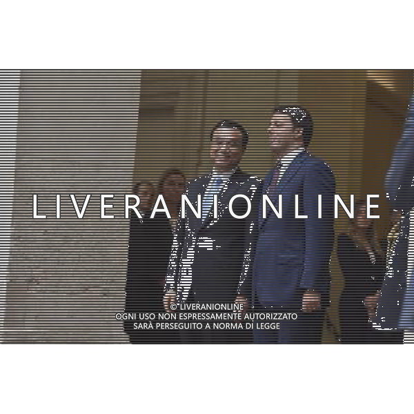 Il premier cinese Li Keqianq per la prima volta in Italia incontra Matteo Renzi a Palazzo Chigi Roma 14 ottobre 2014 ©corradetti/Agenzia Aldo Liverani sas