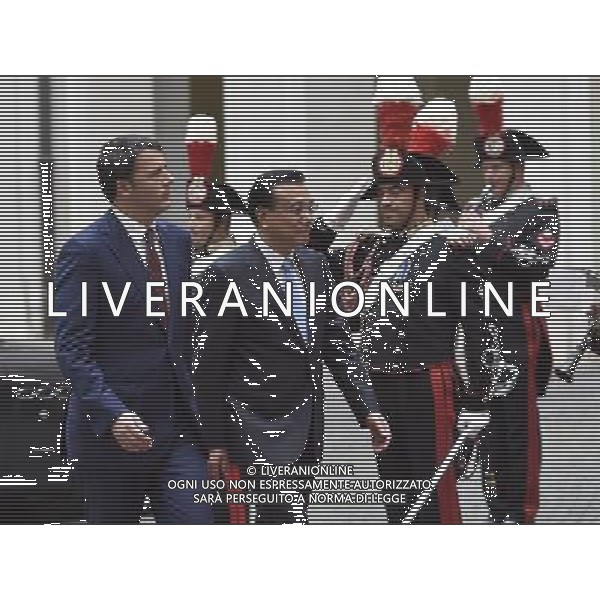Il premier cinese Li Keqianq per la prima volta in Italia incontra Matteo Renzi a Palazzo Chigi Roma 14 ottobre 2014 ©corradetti/Agenzia Aldo Liverani sas