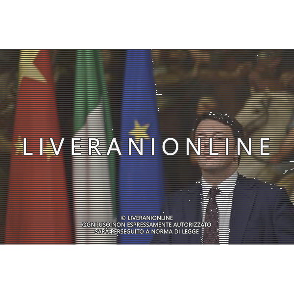Il premier cinese Li Keqianq per la prima volta in Italia incontra Matteo Renzi a Palazzo Chigi Roma 14 ottobre 2014 ©corradetti/Agenzia Aldo Liverani sas