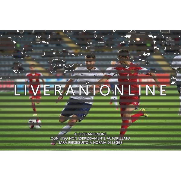 Andre Pierre GIGNAC / Taron VOSKANYAN - 14.10.2014 - Armenie / France - Eliminatoires Euro 2016 - Photo : Dave Winter / Icon Sport AG ALDO LIVERANI SAS ONLY ITALY