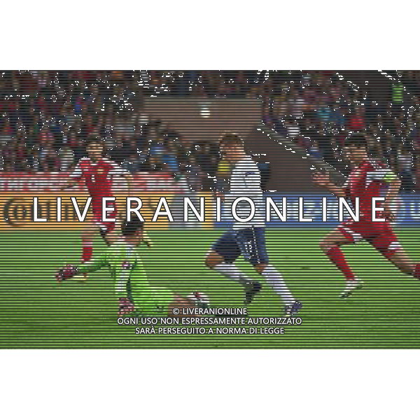 Goal Antoine GRIEZMANN / Gevorg KASPAROV - 14.10.2014 - Armenie / France - Eliminatoires Euro 2016 - Photo : Dave Winter / Icon Sport AG ALDO LIVERANI SAS ONLY ITALY