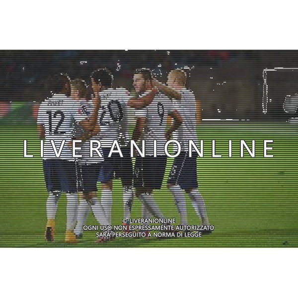 Joie Andre Pierre GIGNAC - 14.10.2014 - Armenie / France - Eliminatoires Euro 2016 - Photo : Dave Winter / Icon Sport AG ALDO LIVERANI SAS ONLY ITALY