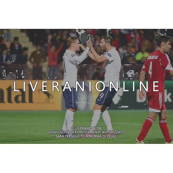 Joie Antoine GRIEZMANN / Andre Pierre GIGNAC - 14.10.2014 - Armenie / France - Eliminatoires Euro 2016 - Photo : Dave Winter / Icon Sport AG ALDO LIVERANI SAS ONLY ITALY