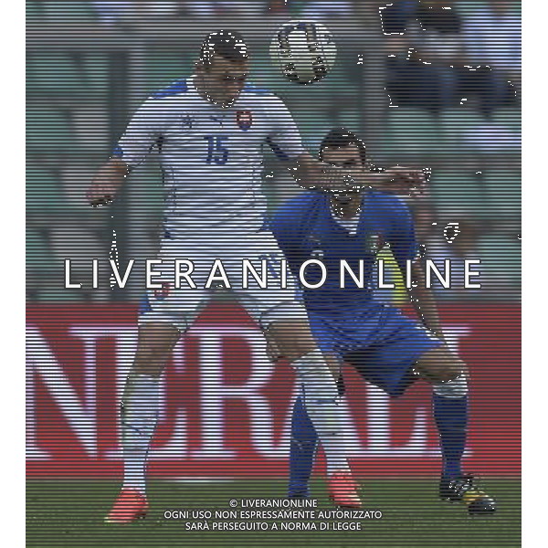 Qualificazioni ai Campionati Europei Under 21 Play-Off Ritorno Reggio Emilia - 14.10.2014 Italia-Slovacchia Nella Foto:Adam Zrelak /Ph.Vitez-Ag. Aldo Liverani