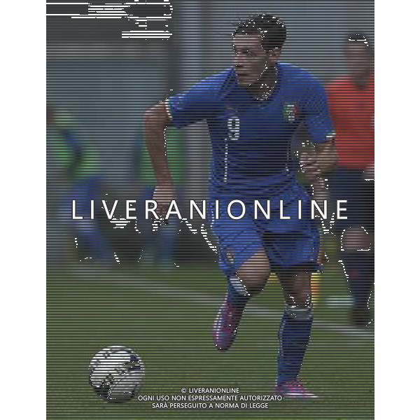 Qualificazioni ai Campionati Europei Under 21 Play-Off Ritorno Reggio Emilia - 14.10.2014 Italia-Slovacchia Nella Foto:Belotti Andrea /Ph.Vitez-Ag. Aldo Liverani