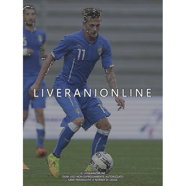 Qualificazioni ai Campionati Europei Under 21 Play-Off Ritorno Reggio Emilia - 14.10.2014 Italia-Slovacchia Nella Foto:Bernardeschi Federico /Ph.Vitez-Ag. Aldo Liverani