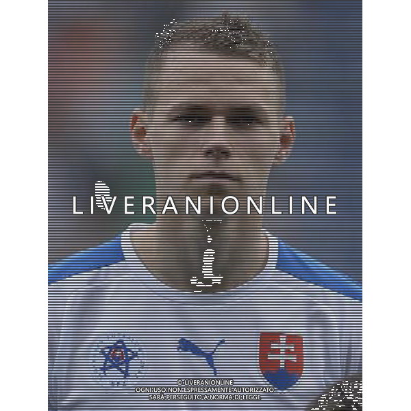 Qualificazioni ai Campionati Europei Under 21 Play-Off Ritorno Reggio Emilia - 14.10.2014 Italia-Slovacchia Nella Foto:Duda Ondrej /Ph.Vitez-Ag. Aldo Liverani