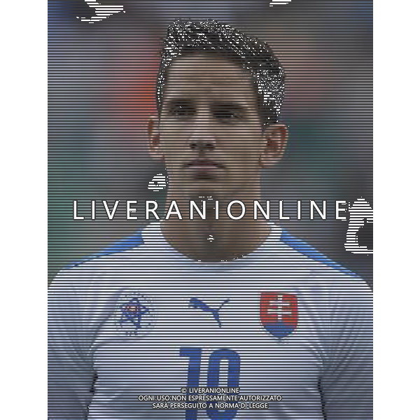 Qualificazioni ai Campionati Europei Under 21 Play-Off Ritorno Reggio Emilia - 14.10.2014 Italia-Slovacchia Nella Foto:Paur Jakub /Ph.Vitez-Ag. Aldo Liverani