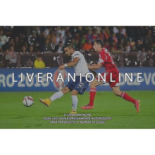 Dimitri PAYET / Artem SIMONYAN - 14.10.2014 - Armenie / France - Match Amical Photo : Dave Winter / Icon Sport AG ALDO LIVERANI SAS ONLY ITALY