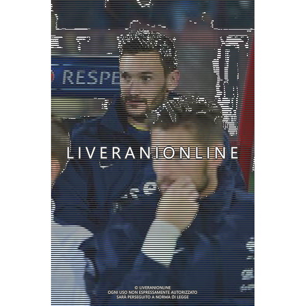 Hugo LLORIS / Benoit COSTIL - 14.10.2014 - Armenie / France - Match Amical Photo : Dave Winter / Icon Sport AG ALDO LIVERANI SAS ONLY ITALY