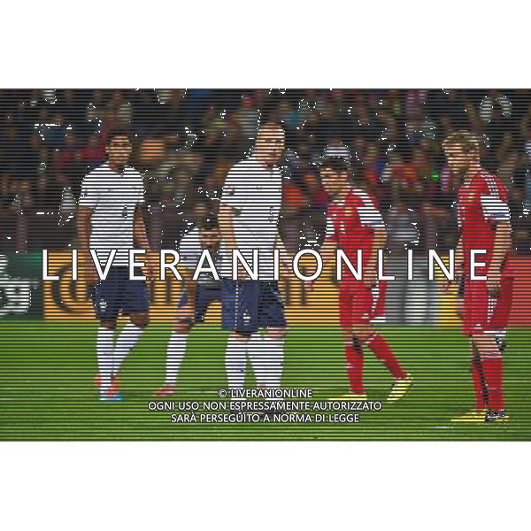 Raphael VARANE / Jeremy MATHIEU - 14.10.2014 - Armenie / France - Match Amical Photo : Dave Winter / Icon Sport AG ALDO LIVERANI SAS ONLY ITALY