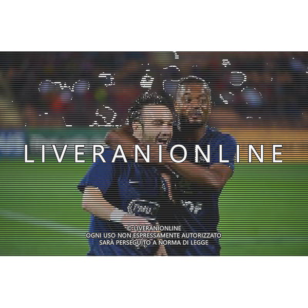 Mathieu VALBUENA / Patrice EVRA - 14.10.2014 - Armenie / France - Match Amical Photo : Dave Winter / Icon Sport AG ALDO LIVERANI SAS ONLY ITALY