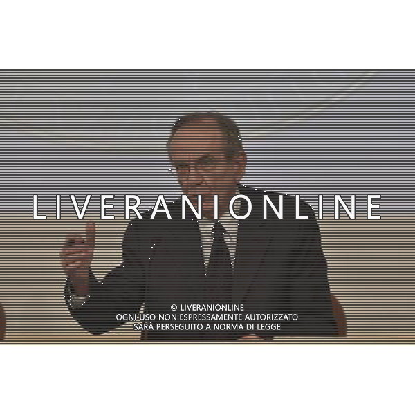 Consiglio dei Ministri Palazzo Chigi Roma 15 ottobre 2014 nella foto Pier Carlo Padoan ©Corradetti/Agenzia Aldo Liverani sas