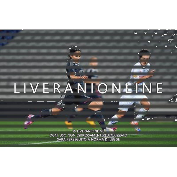 BUT DE Louisa NECIB - 15.10.2014 - Lyon / Brescia - Ligue des Champions Feminine Photo : Jean Paul Thomas / Icon Sport AG ALDO LIVERANI SAS ONLY ITALY