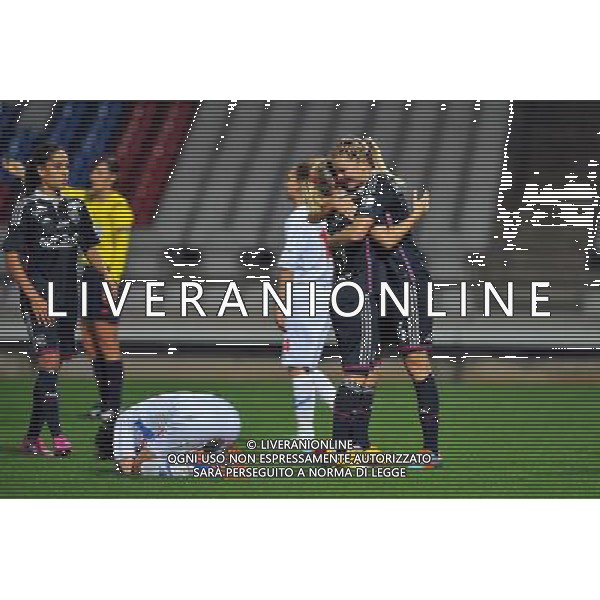 JOIE DE Ada HEGERBERG - 15.10.2014 - Lyon / Brescia - Ligue des Champions Feminine Photo : Jean Paul Thomas / Icon Sport AG ALDO LIVERANI SAS ONLY ITALY