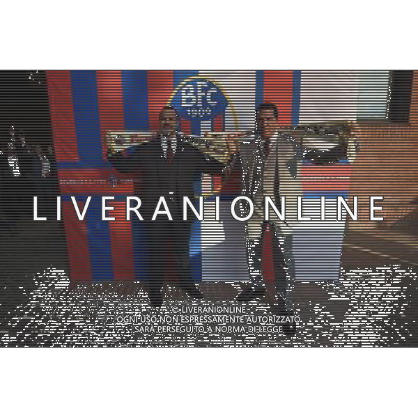 BOLOGNA CALCIO 16-10-2014 NELLA FOTO JOEY SAPUTO- JOE TACOPINA FOTO GIANNI SCHICCHI-AG ALDO LIVERANI SAS 