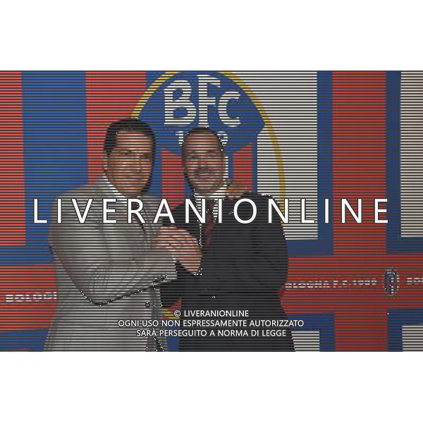 BOLOGNA CALCIO 16-10-2014 NELLA FOTO JOEY SAPUTO- JOE TACOPINA FOTO GIANNI SCHICCHI-AG ALDO LIVERANI SAS 