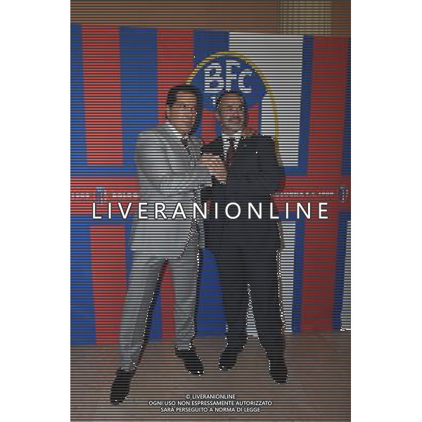 BOLOGNA CALCIO 16-10-2014 NELLA FOTO JOEY SAPUTO- JOE TACOPINA FOTO GIANNI SCHICCHI-AG ALDO LIVERANI SAS 