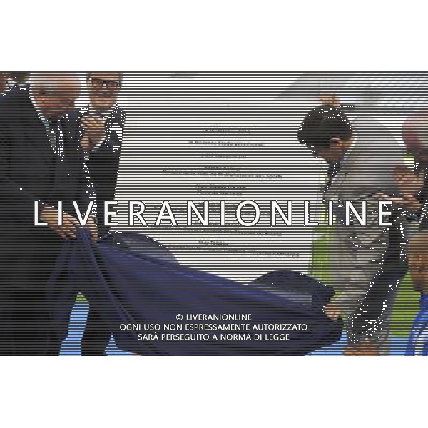 Jean Claude GAUDIN / Patrick KANNER - 16.10.2014 - Inauguration du nouveau stade Velodrome - Marseille Photo : Gaston Petrelli / Icon Sport AG ALDO LIVERANI SAS ONLY ITALY