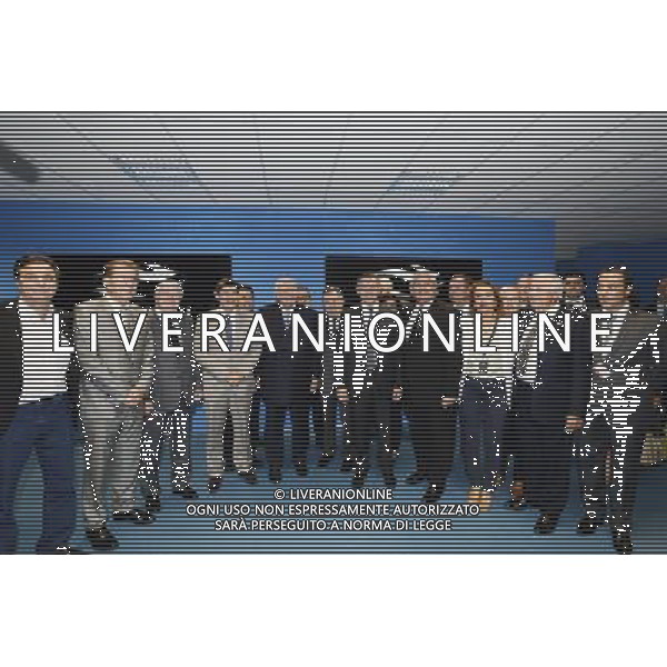 Patrick KANNER / Jean Claude GAUDIN / Jean Noel GUERINI - 16.10.2014 - Inauguration du nouveau stade Velodrome - Marseille Photo : Gaston Petrelli / Icon Sport AG ALDO LIVERANI SAS ONLY ITALY