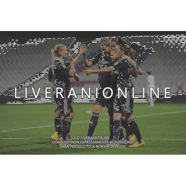 Joie LYON - 15.10.2014 - Lyon / Brescia - Ligue des Champions Feminine Photo : Jean Paul Thomas / Icon Sport AG ALDO LIVERANI SAS ONLY ITALY