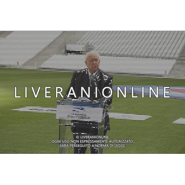 Jean Claude Gaudin - 16.10.2014 - Inauguration du nouveau stade Velodrome - Marseille Photo : Robert Poulain / Visual / Icon Sport AG ALDO LIVERANI SAS ONLY ITALY