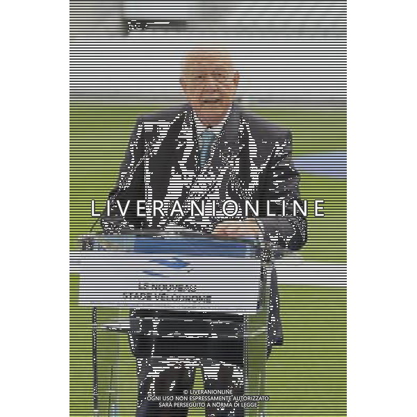 Jean Claude Gaudin - 16.10.2014 - Inauguration du nouveau stade Velodrome - Marseille Photo : Robert Poulain / Visual / Icon Sport AG ALDO LIVERANI SAS ONLY ITALY