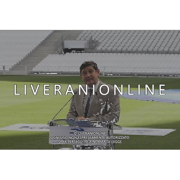 Patrick Kanner - 16.10.2014 - Inauguration du nouveau stade Velodrome - Marseille Photo : Robert Poulain / Visual / Icon Sport AG ALDO LIVERANI SAS ONLY ITALY