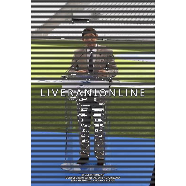 Patrick Kanner - 16.10.2014 - Inauguration du nouveau stade Velodrome - Marseille Photo : Robert Poulain / Visual / Icon Sport AG ALDO LIVERANI SAS ONLY ITALY