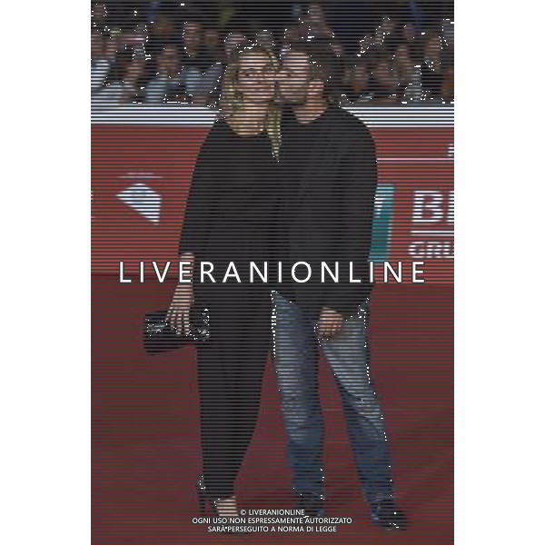 Roma - 16/10/2014 - Auditorium Parco della Musica - Festival Internazionale del Film di Roma - Red carpet Cerimonia d\'apertura - nella foto: Claudia Zanella e Fausto Brizzi / Ph. Fabrizio Corradetti - Ag. Aldo Liverani sas