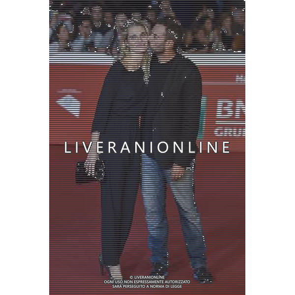 Roma - 16/10/2014 - Auditorium Parco della Musica - Festival Internazionale del Film di Roma - Red carpet Cerimonia d\'apertura - nella foto: Claudia Zanella e Fausto Brizzi / Ph. Fabrizio Corradetti - Ag. Aldo Liverani sas