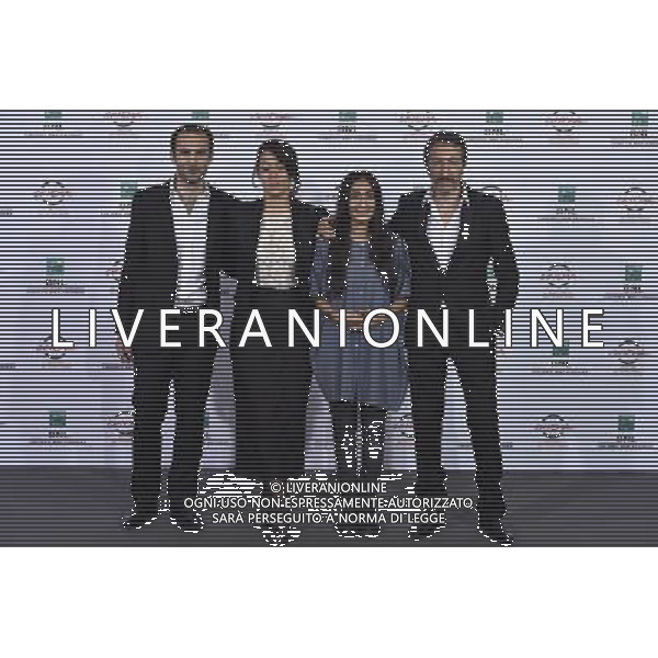 Roma - 17/10/2014 - Auditorium Parco della Musica - Festival Internazionale del Film di Roma - Photocall del film \' The Narrow Frame of Midnight \' - nella foto: La regista Tala Hadid con il cast / Ph. Fabrizio Corradetti - Ag. Aldo Liverani sas