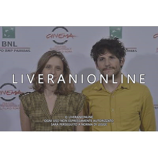Roma - 17/10/2014 - Auditorium Parco della Musica - Festival Internazionale del Film di Roma - Photocall del film \' Eden \' - nella foto: Mia Hansen-Love la regista e Felix De Givry / Ph. Fabrizio Corradetti - Ag. Aldo Liverani sas