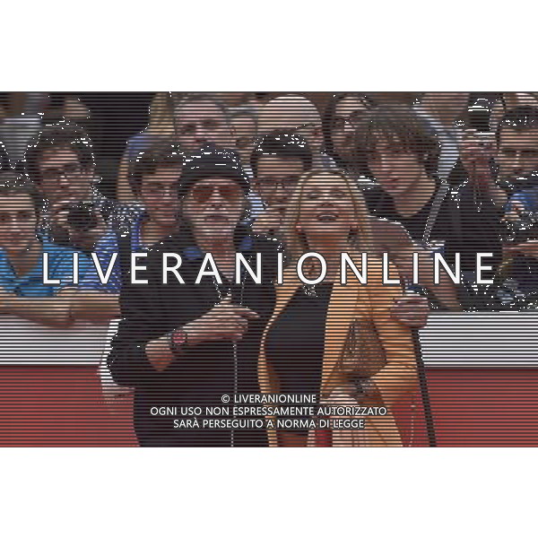 Roma - 17/10/2014 - Auditorium Parco della Musica - Festival Internazionale del Film di Roma - Red Carpet - nella foto: Tomas Milian e Barbara Bouchet / Ph. Fabrizio Corradetti - Ag. Aldo Liverani sas
